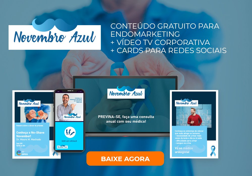Material gratuito - Novembro Azul nas Empresas